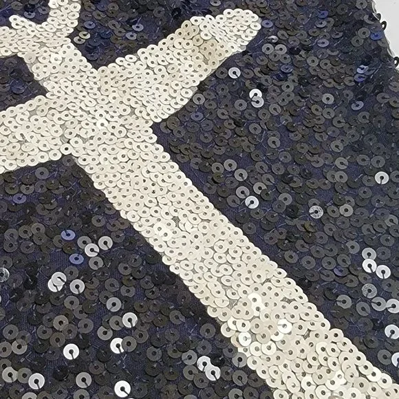 J. Crew Sequin Anchor Nautical Racerback Tank Top - Picture 10 of 14